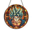 Guku Dragon Ball Stained Glass Suncatcher