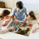 Gundam vs God The Great Wave Art Jigsaw Puzzle