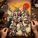 Gundam Japan Art Jigsaw Puzzle