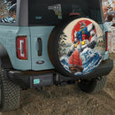 Gundam The White Devil Of the Great Wave Car Spare Tire Cover
