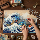 Gyarados Magikarp The Great Wave Japan Pokemon Jigsaw Puzzle