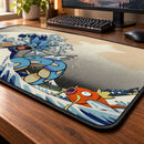 Gyarados Magikarp Pokemon The Great Wave Japan Desk Mat