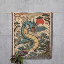 Gyarados Pokemon Japan Style Woven Throw Blanket