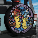 Red Blue Gyarados Pokemon Anime Japan Jeep Car Spare Tire Cover