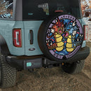 Red Blue Gyarados Pokemon Anime Japan Jeep Car Spare Tire Cover