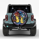 Red Blue Gyarados Pokemon Anime Japan Jeep Car Spare Tire Cover