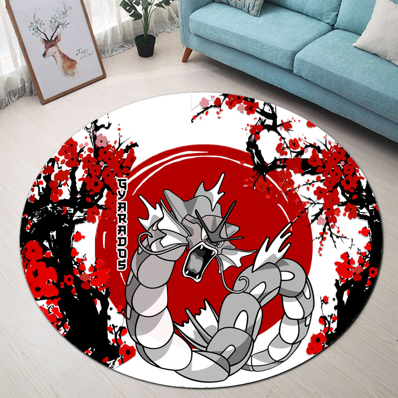 Gyarados Pokemon Japan Style Round Rug