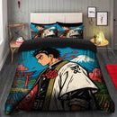 Gyomei Himejima Demon Slayer Japan Ink Style  Bedding Set