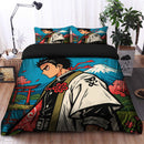 Gyomei Himejima Demon Slayer Japan Ink Style  Bedding Set