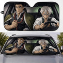 Gyomei Himejima x Sanemi Shinazugawa Demon Slayer Custom Car Windshield Sunshades
