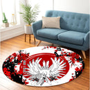 H O - O H Pokemon Japan Style Round Rug