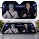 Hajime Kashimo x Kinji Hakari Jujutsu Kaisen Car Auto Sunshades