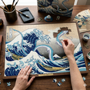 Haku Dragon Ghibli Studio Spirited Away The Great Wave Japan Jigsaw Puzzle
