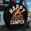 Happy Camper Campfire Jeep Car Spare Tire Cover