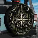 Christian Compass Forest Psalm 32:8 Car Spare Tire Cover