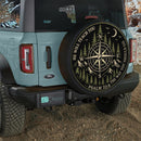Christian Compass Forest Psalm 32:8 Car Spare Tire Cover