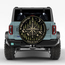 Christian Compass Forest Psalm 32:8 Car Spare Tire Cover