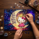 Hello Kitty Love You To The Moon And Back Jigsaw Puzzle