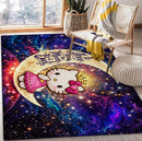 Hello Kitty Love You To The Moon And Back Rectangular Area Rug