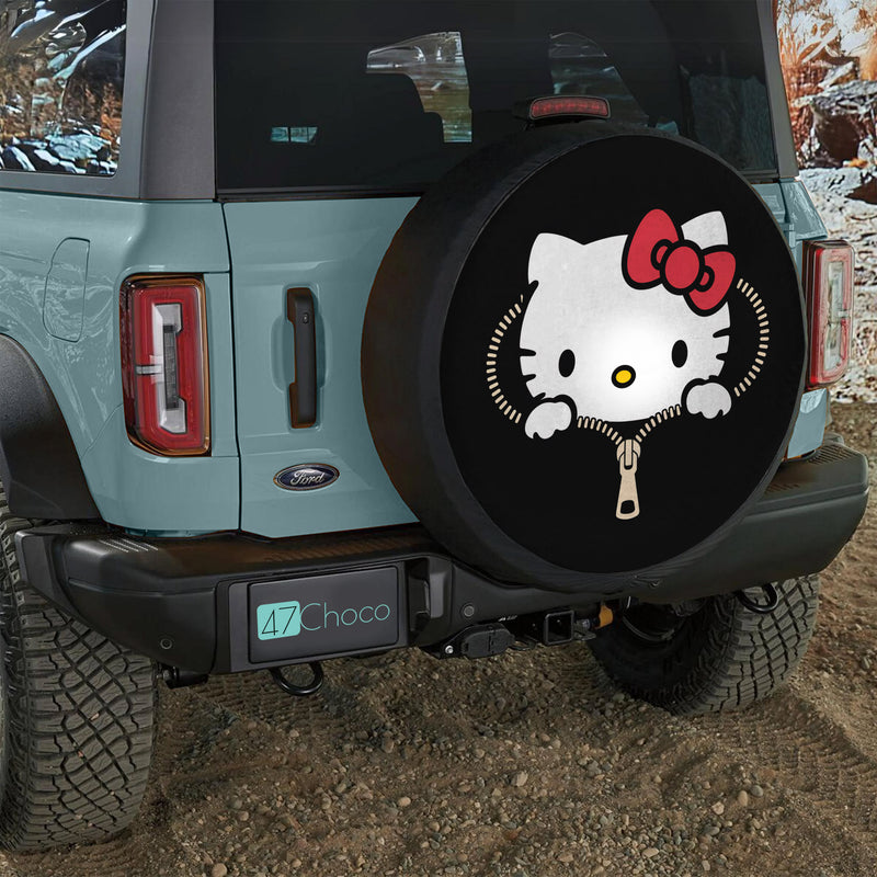 Hello Kitty Unzipped Jeep Car Spare Tire Cover