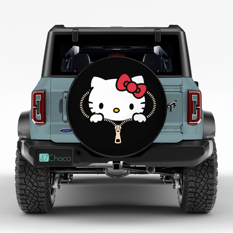 Hello Kitty Unzipped Jeep Car Spare Tire Cover