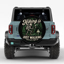 Hiking Skull Bear Car Spare Tire Cover