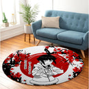 Hinata Japan Style Round Rug