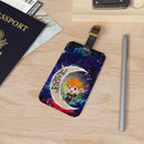 Hinata Haikyuu Love You To The Moon Galaxy Luggage Tag