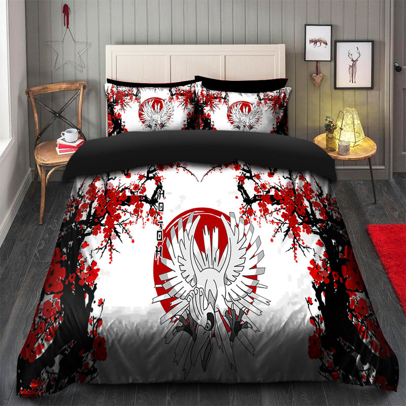 Ho Oh Pokemon Japan Style Bedding Set Duvet Cover And 2 Pillowcases