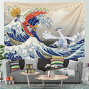 Hoho vs Lugia Pokemon The Great Wave Tapestry