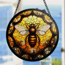Honey Bee Stained Glass Suncatcher