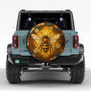 Honey Bee Vintage Jeep Car Spare Tire Cover