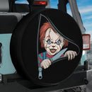 Horror Chucky Hide Unzipped Jeep Car Spare Tire Cover