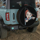 Horror Chucky Hide Unzipped Jeep Car Spare Tire Cover