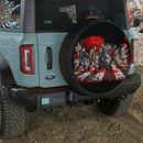 Horror Movie Road Car Spare Tire Cover With Camera Hole