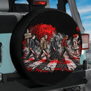 Horror Movie Road Car Spare Tire Cover With Camera Hole