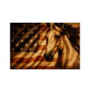 Horse American Flag Jigsaw Puzzle