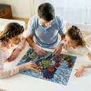Howls Moving Castle Stained Glass Jigsaw Puzzle