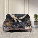 Humpback Whale Woven Throw Blanket
