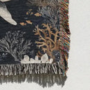 Humpback Whale Woven Throw Blanket
