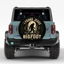 Jesus Bigfoot Car Spare Tire Cover