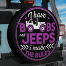 I Have Boo And Jeeps Car Spare Tire Cover