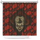 IT Pennywise Horror Movie Shower Curtain