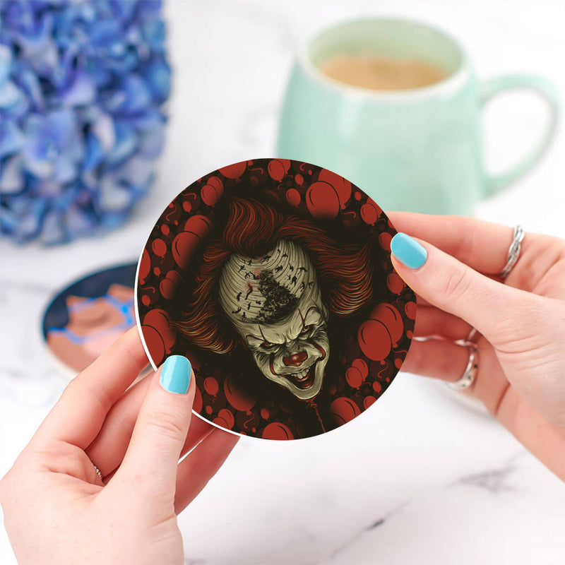 IT Pennywise Ceramic Decor Coaster - Gift Idea