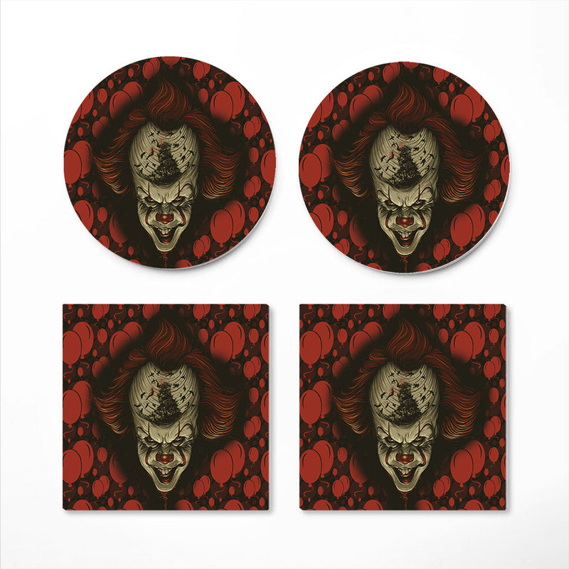 IT Pennywise Ceramic Decor Coaster - Gift Idea