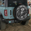 I Will Crush Your Skull Like A Clam On My Tummy Spare Tire Cover
