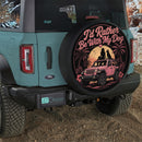 I'd Rather Be With My Dog Car Spare Tire Cover