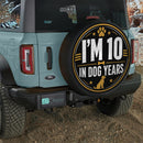 I'm 10 In Dog Years Car Spare Tire Cover
