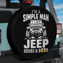I'm A Simple Man Car Spare Tire Cover
