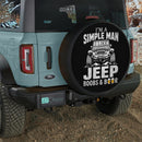 I'm A Simple Man Car Spare Tire Cover